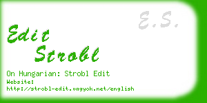 edit strobl business card